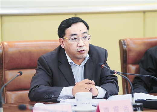 自治区人大代表,岑溪市市长 覃震西